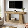 Hommoo Farmhouse Console Table Brown - 4 of 4