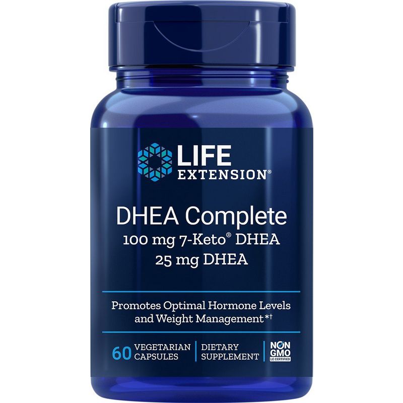 Life Extension DHEA Complete  -  60 VegCap, 1 of 3