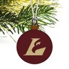 University of Wisconsin - La Crosse University Primary Logo Mini Small Tiny Wood Christmas Tree Holiday Ornament - 3 of 4