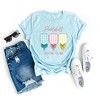 Simply Sage Market Women's Pickleball Checkered Paddles Short Sleeve Graphic Tee - L - IceBlue - 3 of 3