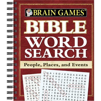 Brain Games - Bible Word Search - by  Publications International Ltd & Brain Games (Spiral Bound)