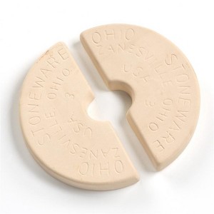 Ohio Stoneware Fermenting Crock Brine Weight Stones for Numbered Crocks USA Made - 1 of 3