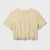 Women's Cropped Bubble T-Shirt - A New Day™ - 4 of 4