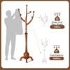 Bekrvio Freestanding Rubberwood Coat Rack,Tree-Branch Design with 8 Hooks,Heavy-Duty Standing Clothes Hanger for Entryway Hallway Bedroom - Load 160lb - 2 of 4