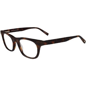 Jones New York J229 48mm Women's Acetate Rectangular Designer Eyeglasses OR Blue Light Filter OR Reading Glasses in Tortoise Havana Brown Gold - 1 of 3