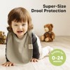 KeaBabies 8-Pack Hallo Baby Drool Bibs , Baby Bibs for Boys, Girls, Pull-on Bibs for Baby Boy, Baby Girl, Baby Bib Unisex - 2 of 4