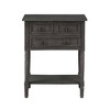 Breighton Home Kendra Hall Table Dark Gray: Hardwood & MDF, Spot Clean, Rectangle Shape - 4 of 4