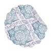C&F Home Harlan Round Cotton Placemat Machine Washable Set of 6 - 2 of 4
