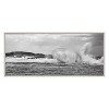 Kate & Laurel All Things Decor 18"x40" Sylvie Dorado Tide Framed Canvas by Golie White : Coastal Style Wall Decor, Digital Art - 2 of 4