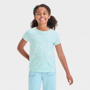 Girls' Short Sleeve T-Shirt - Cat & Jack™ - 1 of 3