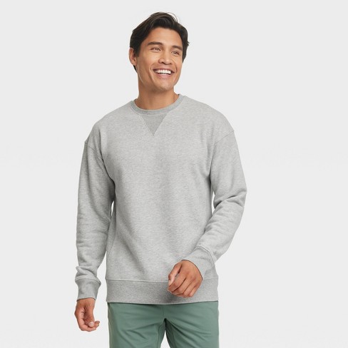 Men's Cotton Fleece Hooded Sweatshirt - All In Motion™ Heathered