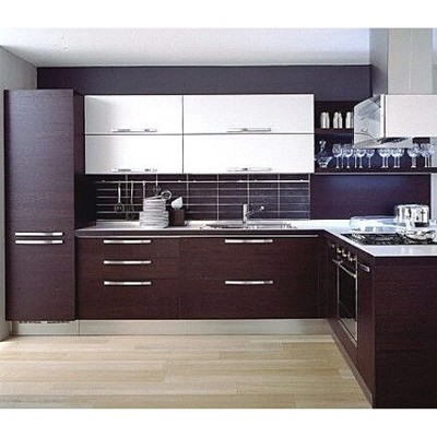 Satin Nickel Smooth Finish Modern Curved Handle Pull - 16 inches