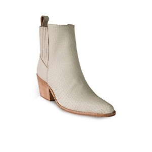 Women's Premium Embossed Leather Ankle Legacy Boots - BALA DI GALA - 1 of 4