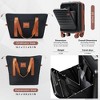 YONWAY 2 Piece Carry on Luggage Set,Front Opening 20-inch Carry-on Luggage and Expandable Travel Bag, With USB Port, Cup Holder, Back to School Use - 3 of 4