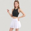 Anna-Kaci Active Women's High Neck Racerback Athletic Top with Contoured Seam Details - 3 of 4