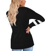 Haute Edition Women's Varsity Stripe Slouchy Tee - 2 of 2