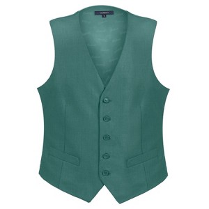 Gioberti Men's Formal Suit Vest Fit for Business or Casual Dress - 1 of 3