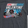Men's - Hot Wheels - Valentine's Epic Short Sleeve Graphic T-Shirt - 2 of 4
