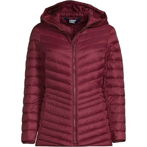 lands end women's packable down jacket