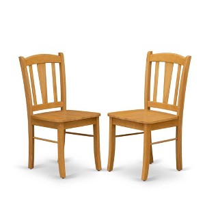 FurniFact,Elegant Wooden Dining Chairs – Classic Kitchen Chairs, Set of 2 - 1 of 4