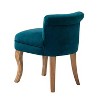 Serena Vanity Stool Set of 2 With Tufted Backrest | HULALA¬†HOME - 4 of 4