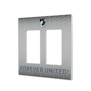 MLS Western Conference Teams Linen Hidden-Screw Light Switch Plate for Double Rocker - 1 of 4