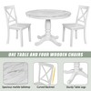 Whisen 5-Piece Dining Set with 4 Chairs - 2 of 4