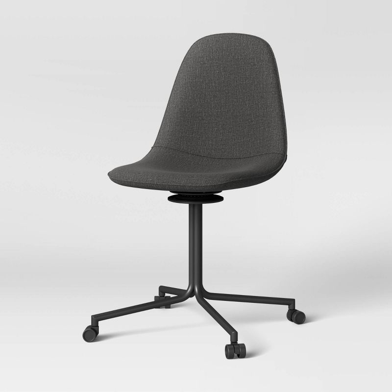 Copley Fully Assembled Office Chair with Casters Dark Gray - Threshold&#8482;, 1 of 6