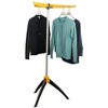 Foldable Clothes Drying Rack -  Portable Garment Rack in Yellow - Drying Stand for Clothes Homeitusa - 2 of 4