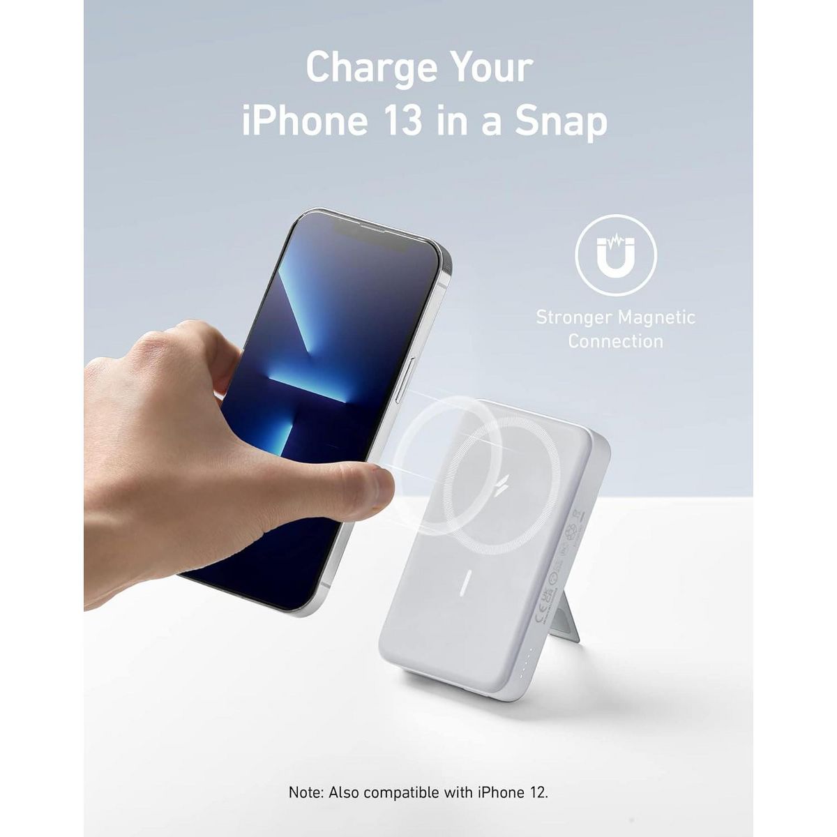 Anker 633 Magnetic Battery, 10,000mAh Foldable Wireless Portable Charger - thumbnail 9