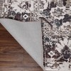 Modern Floral Medallion Border Washable Indoor Area Rug by Blue Nile Mills - 4 of 4