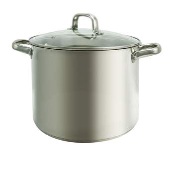 Calphalon USA Anodized 8 Qt Stock Pot Lid with Stainless Pasta Steamer –  Olde Kitchen & Home