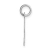 Black Bow Jewelry 14k White Gold, Sophia Collection, Small Script Initial B Pendant - 2 of 4