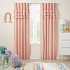 Ruffle Blackout Kids' Curtain Panel - Pillowfort™ - 2 of 4