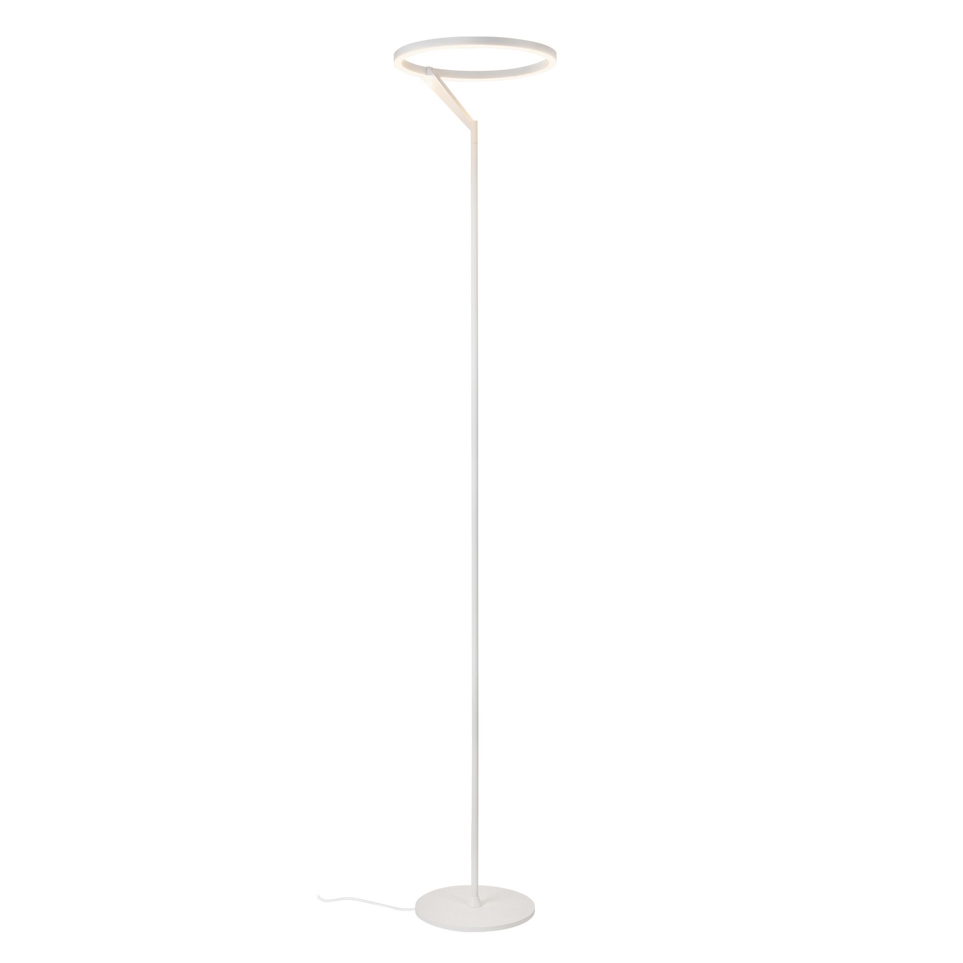 KUZCO Roda 13-in White Dimmable LED Floor Lamp