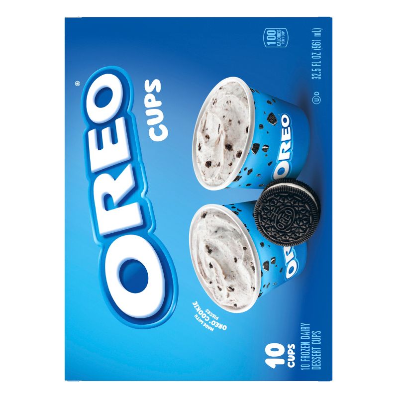 OREO Ice Cream Cup Frozen Desserts - 32.5oz/10ct, 2 of 12