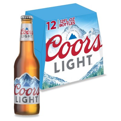 Coors Light Beer - 12pk/12 fl oz Bottles