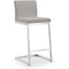 Parma Performance Vegan Leather Counter Stool - Set of 2 Black  15.75"W x 20"D x 36.2"H - 3 of 4