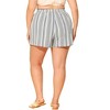 Agnes Orinda Women's Plus Size Boho Holiday Beach Pocket Casual Shorts - 4 of 4