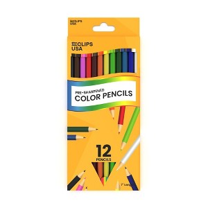 16772: 12-Pack Multi-Colored Pre-Sharpened Coloring Pencils (72 Packs) - 1 of 4