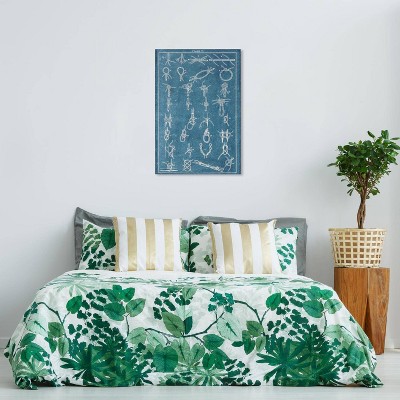 Wynwood Studio 24"x36" Nautical Knots Wall Art: Modern Canvas, Unframed Beach Theme Decor