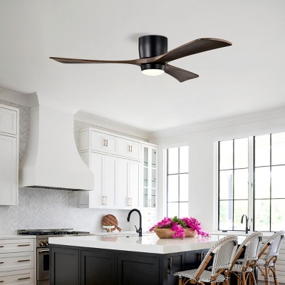 52 Inch Reversible Ceiling Fan with Lights And Remote-The Pop Home