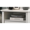 Vynxaria Elara 2-Drawer Nightstand ¨C USB Ports, Open Shelf, Black Metal Handles, 35LBS Top Capacity, Modern Design - 3 of 4
