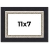 PosterPalooza | Photo Size Embellished Black Picture Frame - UV Acrylic, Foam Board Backing, Hanging Hardware - 2 of 4