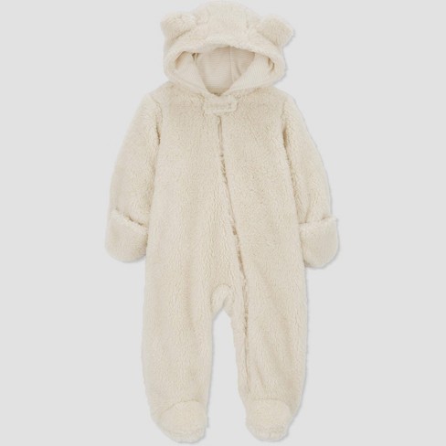 Carter s Just One You Baby Jumpsuit Cream 6m Target