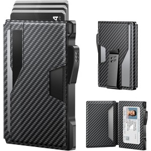 Paaaawaters typecase Wallet for Men: Rfid-blocking with Money Clip Slim Leather Bifold ID Window Smart Pop Up Card - 1 of 4