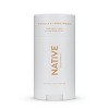 Native Deodorant for Men & Women - Vanilla & Sandalwood - Aluminum Free - 2.65oz - 2 of 4