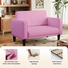 Kayamas 70" Small Loveseat Sofa Small Couch for Living Room, Comfy Love Seat with Removable Washable Cover and Solid Wood Frame - 3 of 4