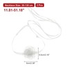 Unique Bargains Wedding Prom Adjustable Delicate Lace Camellia Choker Necklace 51.18" - 2 of 4