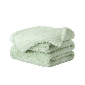 PiccoCasa Soft Warm Flannel Fleece Fuzzy Plush Lightweight Microfiber Bed Blanket - 1 of 4